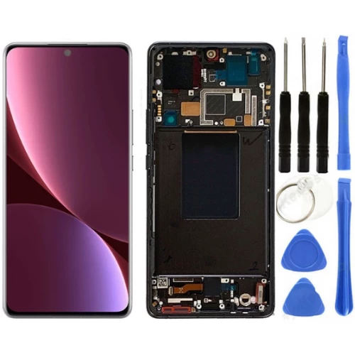 Xiaomi Mi 12 Pro Uyumlu Çıtalı HK Lcd Ekran Dokunmatik + Tamir Seti ürün görseli 1