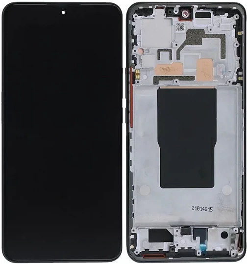 Xiaomi Mi 12T Uyumlu Çıtalı Servis Lcd Ekran Dokunmatik Siyah ürün görseli 1