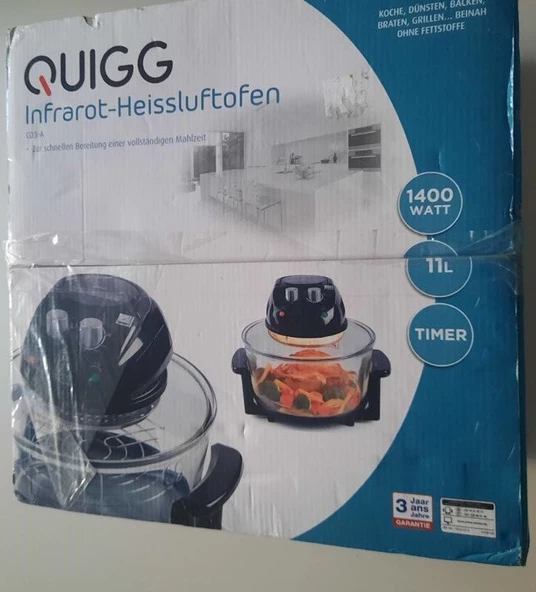 QUIGG Konveksiyonel Cam Fırın ürün görseli 1