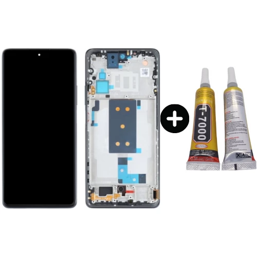 Xiaomi Mi 11T Uyumlu Çıtalı Lcd Ekran Dokunmatik + B7000 ürün görseli 1
