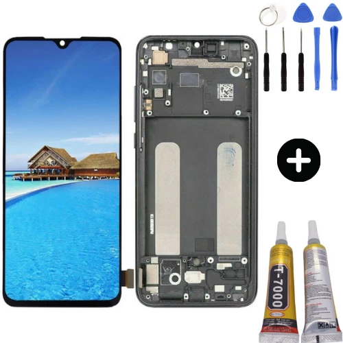 Xiaomi Mi 9 Lite Uyumlu Çıtalı Lcd Ekran Dokunmatik + Montaj Seti ürün görseli 1