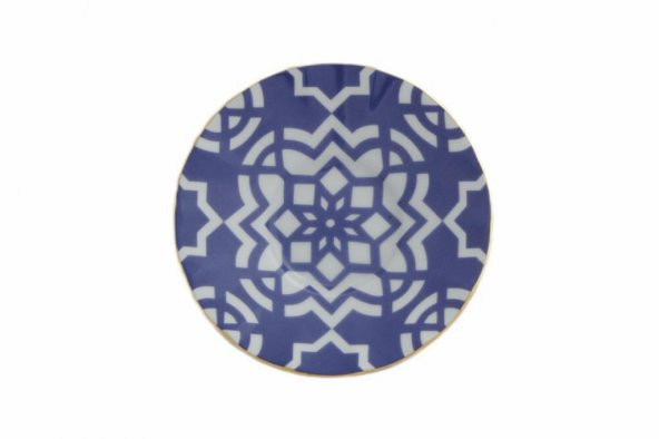 Porland Morocco Desen7 Mor Ergonomik Çay Tabağı 12cm ürün görseli 1
