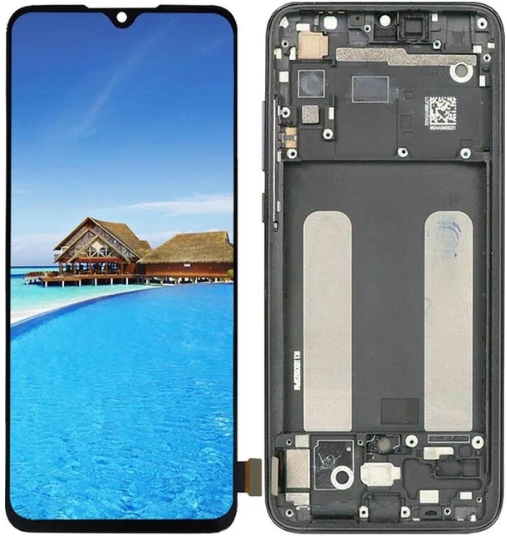 Xiaomi Mi 9 Lite Uyumlu Çıtalı HK Lcd Ekran Dokunmatik ürün görseli 1