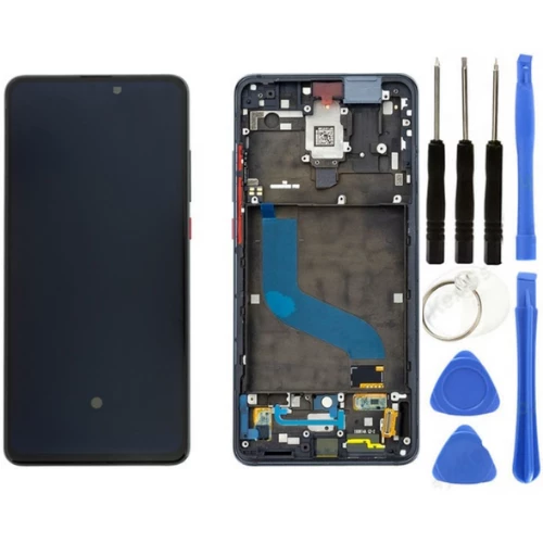 Xiaomi Mi 9T Uyumlu Çıtalı HK Lcd Ekran Dokunmatik Siyah + Tamir Seti ürün görseli 1