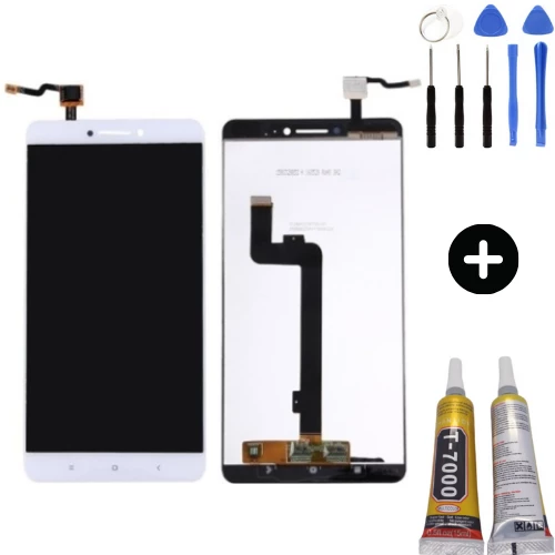 Xiaomi Mi Max Uyumlu HK Lcd Ekran Dokunmatik Beyaz + Montaj Seti ürün görseli 1