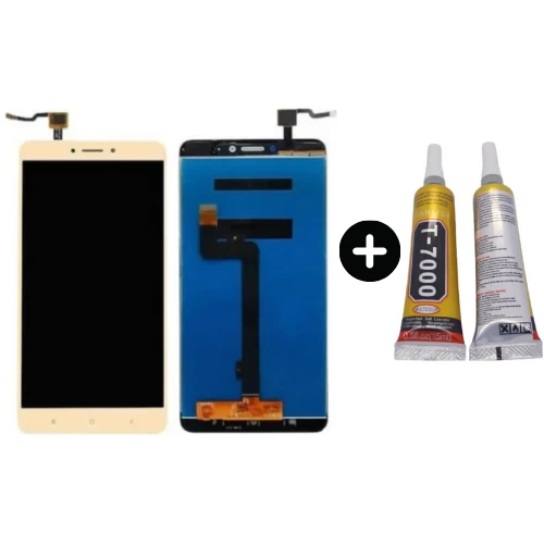 Xiaomi Mi Max 2 Uyumlu Servis Lcd Ekran Dokunmatik Gold + B7000 ürün görseli 1