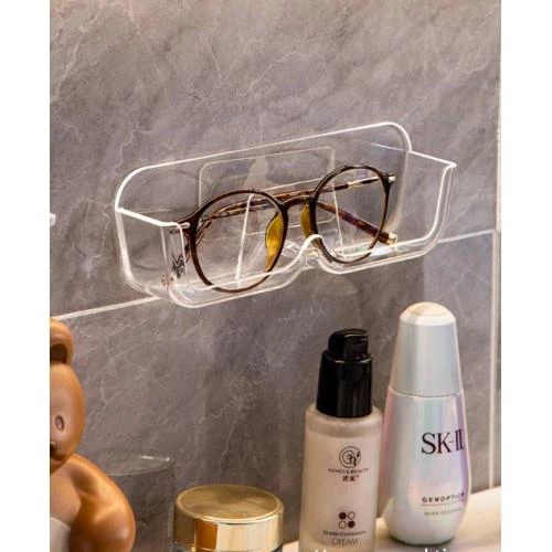 3B Trend Kendinden Yapışkanlı Şeffaf Gözlük Standı - Çekmece, Dolap, Banyo Aynası ve Araç İçi ürün görseli 1