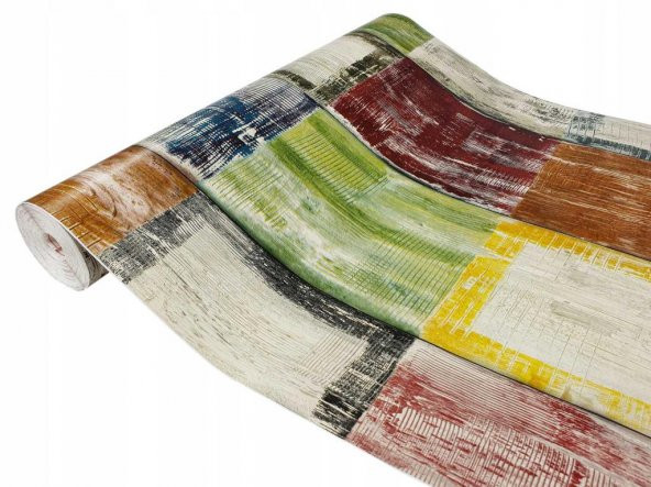 D-c-fix 546-3177 Bahia Renkli Ahşap Yapışkanlı Folyo (45cm x 3mt) ürün görseli 1