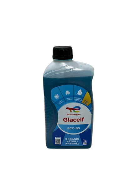 Total Glacelf ECO BS Organik Katkılı 4 Mevsimlik Mavi Antifriz 1 Litre ürün görseli 1