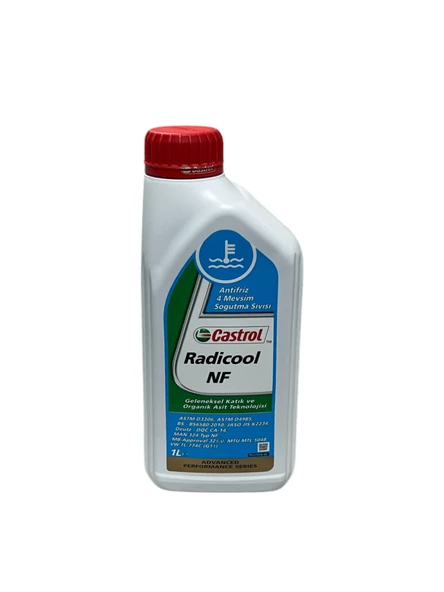 Castrol Radicool NF 4 Mevsimlik Mavi Antifriz 1 Litre ürün görseli 1