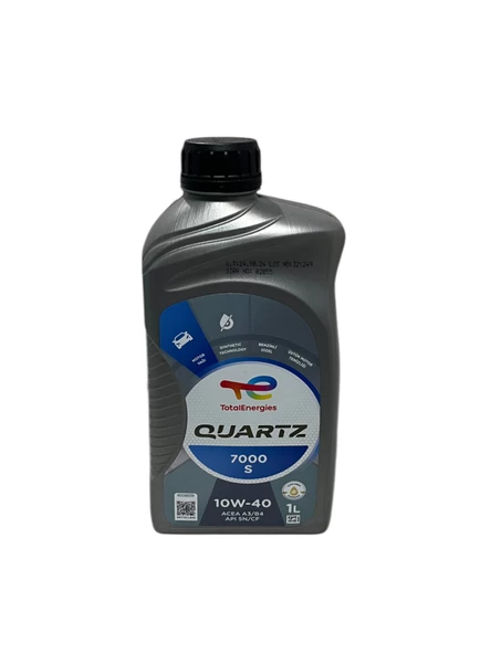 Total Quartz 7000 S 10W-40 A3/B4 Sentetik Motor Yağı 1 Litre ürün görseli 1