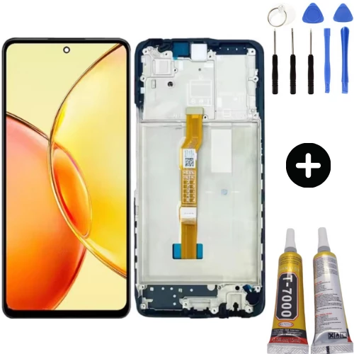 Vivo Y36 Uyumlu Çıtalı Lcd Ekran Dokunmatik + Montaj Seti ürün görseli 1