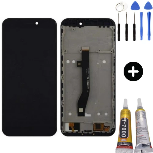 General Mobile GM 8 Go Uyumlu Çıtalı Lcd Ekran Dokunmatik Siyah + Montaj Seti ürün görseli 1