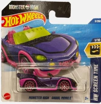 Hot Wheels Tekli Arabalar Monster High Ghoul Mobile HYW61 (Screen Time) ürün görseli 1