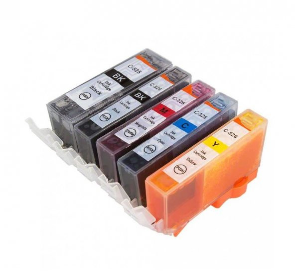 CANON MG8250 MX715 MX885 MX895 KOLAY DOLAN MUADİL KARTUŞ SETİ 5 RENK (DOLU) ürün görseli 1
