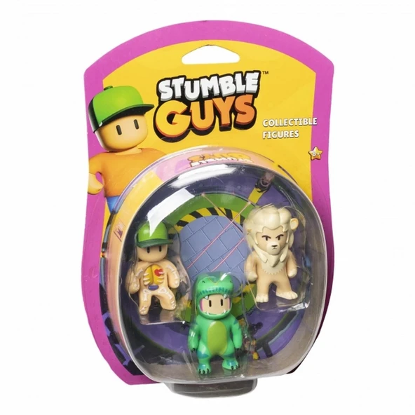 Stumble Guys 3'lü Aksiyon Figür Set - Stokta Olan Gönderilir ürün görseli 1