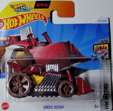 Hot Wheels Tekli Arabalar Speed Dozer HTF03 (Metro) ürün görseli 1