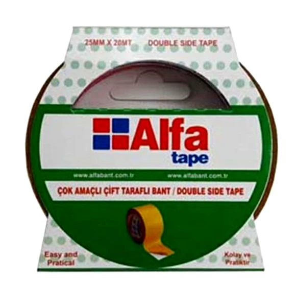 Alfa Çift Taraflı Bant 24Mmx20Mt ürün görseli 1