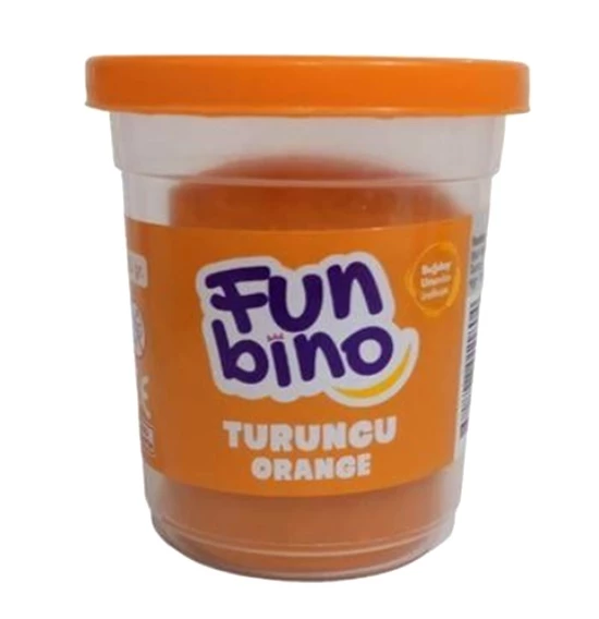 Funbino Oyun Hamuru Tek 115Gr Turuncu - 2 adet ürün görseli 1