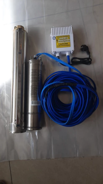 4SDM2/11 0,75HP ALARKO MONOFAZE 50 MT KABLOLU VE PANOLU TAKIM DALGIÇ POMPA ürün görseli 1