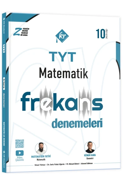 TYT Matematik 10'lu Frekans Denemeleri KR Akademi Yayınları ürün görseli 1