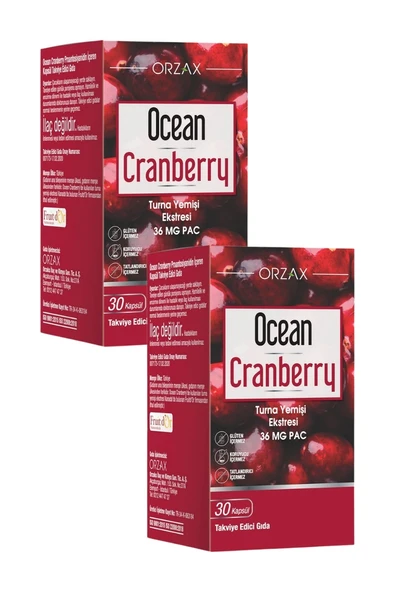 Ocean Cranberry 30 Kapsül x 2 Adet ürün görseli 1