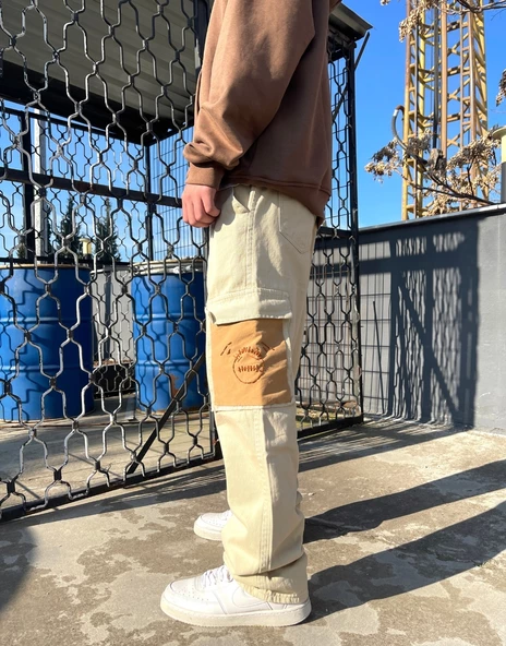 Jack Cactus Premium Designer Baggy Kargo Pantolon - Resim 4