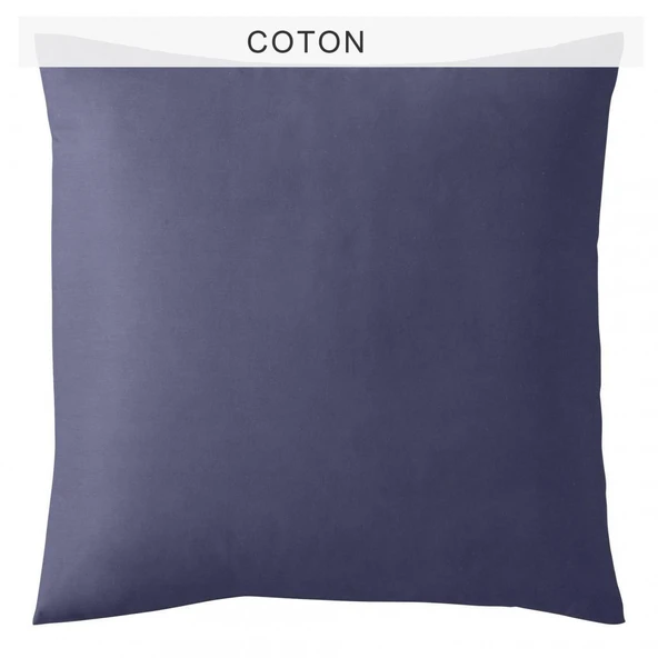 Maki Home Yüzde Yüz Pamuklu 63x63 cm Lacivert Kare İki Adet Yastık Kılıfı Seti ürün görseli 1