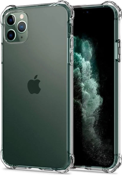 Spigen Apple iPhone 11 Pro Kılıf Rugged Crystal Clear - ACS00060 ürün görseli 1