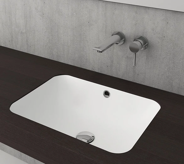 BOCCHİ Scala Tezgahaltı Lavabo 55 cm Mat Beyaz 1006-002-0125 ürün görseli 1
