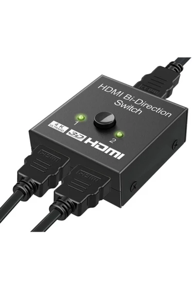 Hdmi Bi-direction Switch 2 Port Çift Yönlü Hdmi Switch Splitter Ekran Monitör Çoklayıcı Çoğaltıcı Bidirection ürün görseli 1