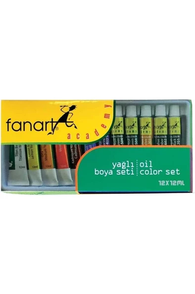 Fanart Academy Yağlı Boya Seti 12ml, 12'li 202991 ürün görseli 1