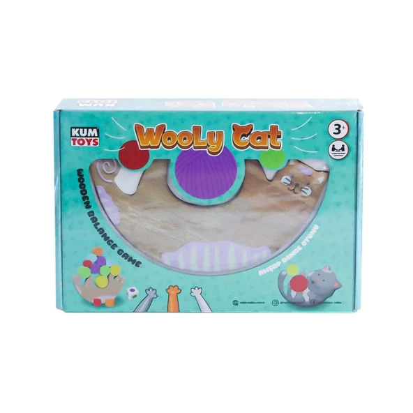 5672 Wooly Cat Kedi Oyunu -Kumtoys ürün görseli 1