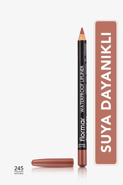 Suya Dayanıklı Dudak Kalemi (DOĞAL KOYU KAHVE) - Waterproof Lipliner - -245 Natural - 8690604567607 ürün görseli 1