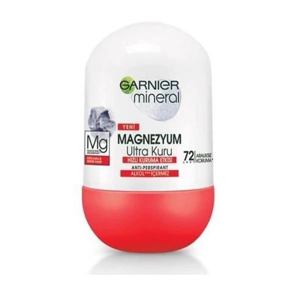 Garnier Mineral Magnezyum Ultra Kuru Roll-on Deodorant 50ml ürün görseli 1