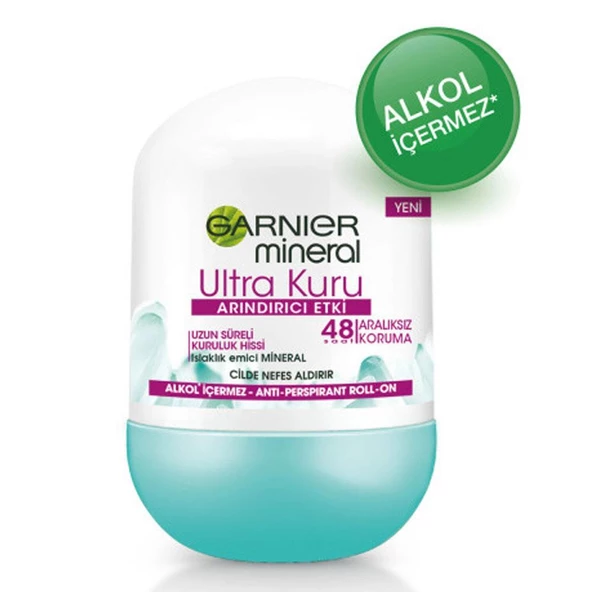 Garnier Mineral Ultra Kuru Etki Roll-On 50 ml ürün görseli 1