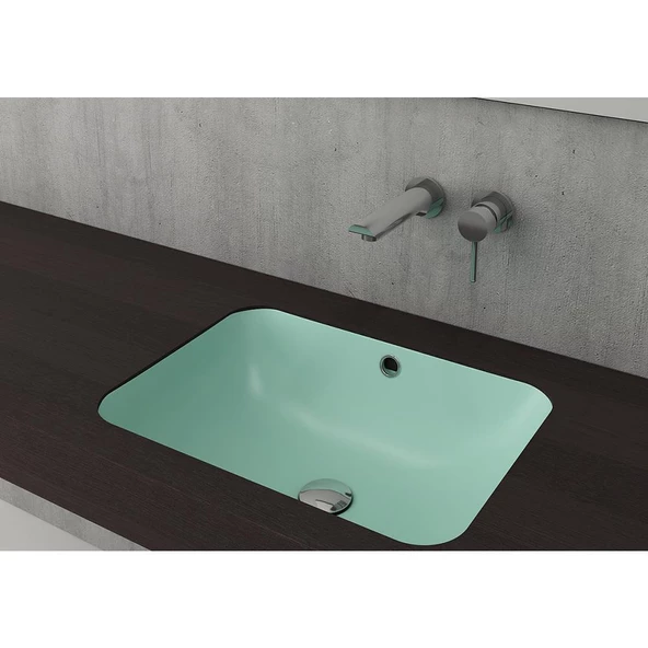 Bocchi Scala Tezgahaltı Lavabo 55 Cm Mint Yeşil 1006-033-0125 ürün görseli 1