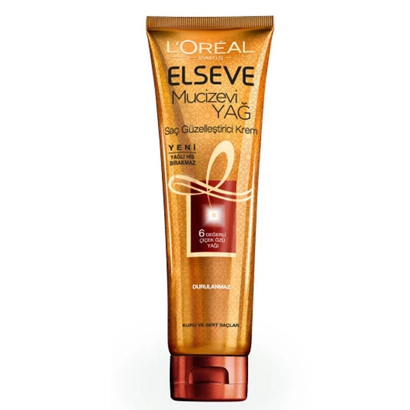 Elseve Mucizevi Yağ Kuru Saçlar için Saç Güzelleştirici Krem 150ml ürün görseli 1