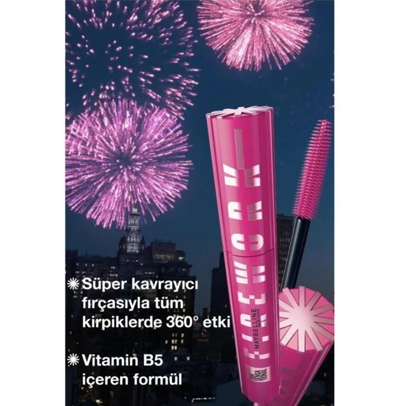 Maybelline New York Lash Sensational Firework Maskara - Resim 2