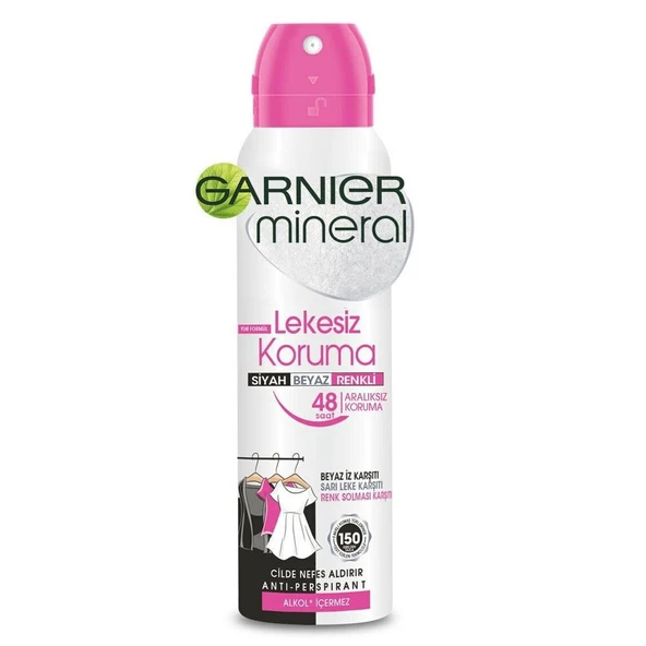 Garnier Lekesiz Koruma Kadın Deodorant 150ml ürün görseli 1