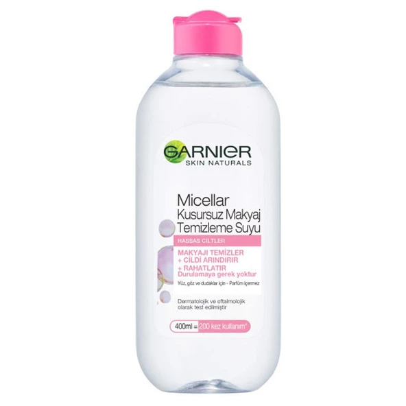 Garnier Micellar Cleansing Water Kusursuz Makyaj Temizleme Suyu 400 ml ürün görseli 1