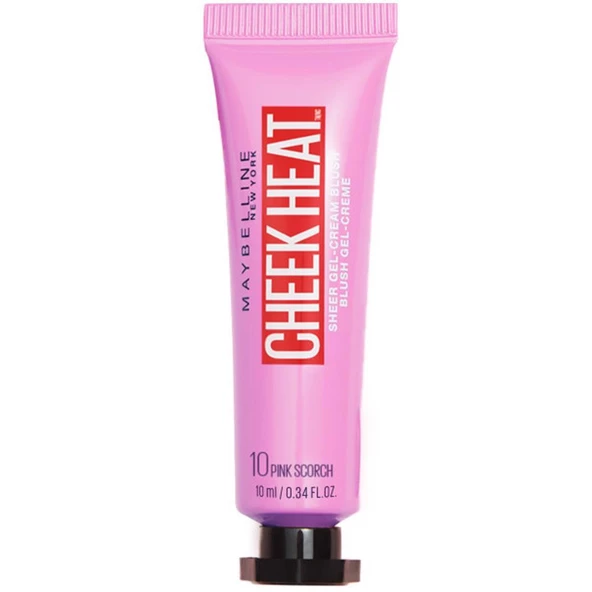 Maybelline New York Cheek Heat Likit Allık-10 Pink Scorch-Pembe 10ml ürün görseli 1