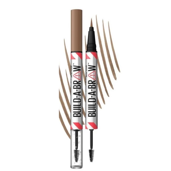 Maybelline New York Build a Brow 2in1 Kaş Kalemi ve Jeli Soft Brown ürün görseli 1
