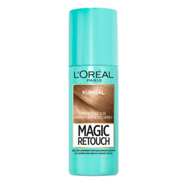 Loreal Paris Magic Retouch Beyazlar için Anında Kapatıcı Sprey - Kumral 75 ml ürün görseli 1