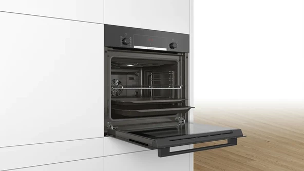 Bosch HBF514BB1T Siyah Ankastre Fırın - Resim 2