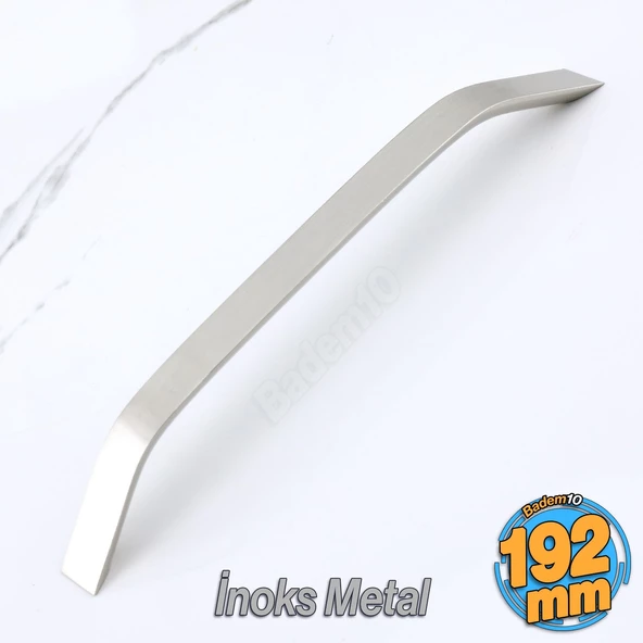 Şahin Metal İnox Kulp 192 mm Mobilya Çekmece Mutfak Dolabı Dolap Kapak Kulpları Kulb Kulpu 19.2 cm ürün görseli 1