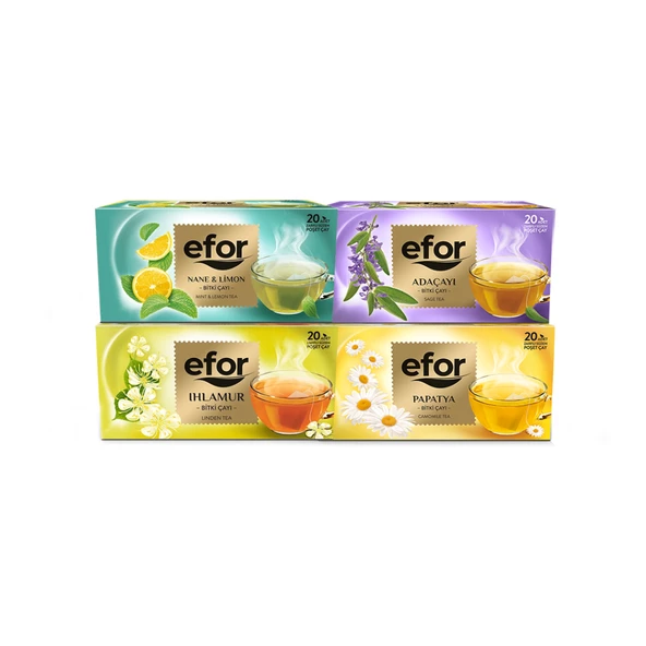 Efor Çay Meyve Çayları-Sarı Koleksiyon-Set ürün görseli 1