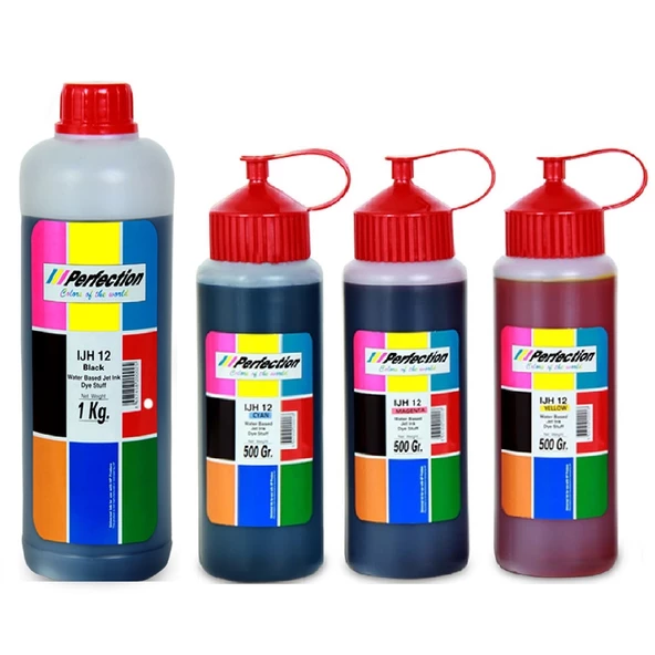 PERFECTİON Canon Uyumlu Gı-41 Pixma G1430 G2470 G3470 G4470 4 Renk Mürekkep Dolum Seti 1 kg. + 3 x500 gr. ürün görseli 1