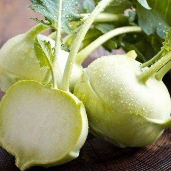 Yeşil Kohlrabi(Alabaş) Tohumu (20 Tohum) ürün görseli 1