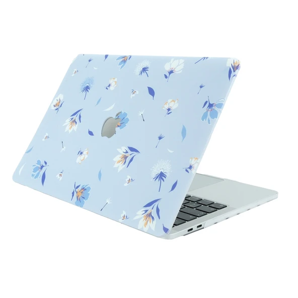 MacBook Air 13inç A1466 A1369 Uyumlu Çiçek Desenli Sert Kılıf İnce Hafif Darbe Emici Koruma ürün görseli 1